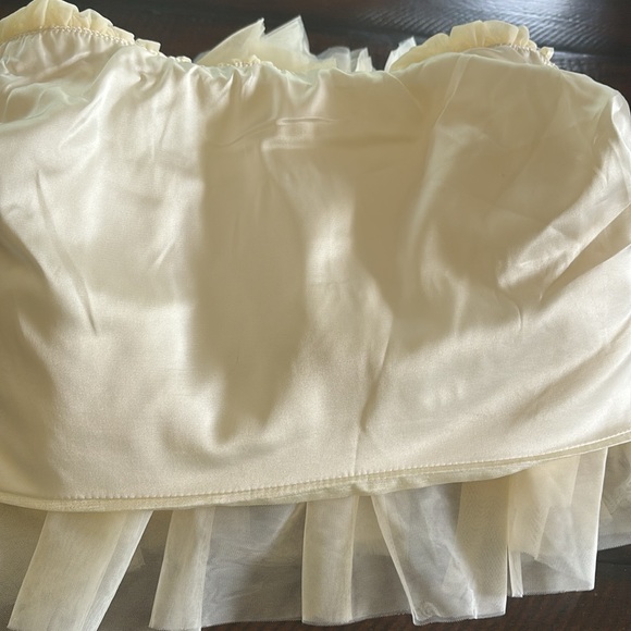 NWT Sunday in Brooklyn Strapless Layered Tulle Top - Picture 10 of 10